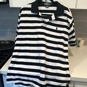 Polo by Ralph Lauren, black and white striped